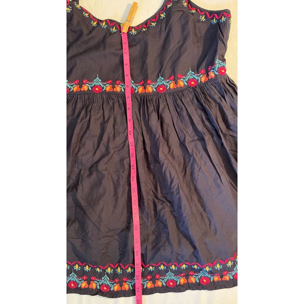 Natural Life Boho Sara Floral Embroidered Mini Dress / Top XL - Picture 9 of 9